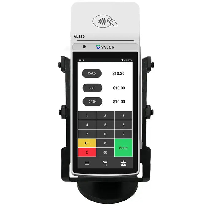 Valor Paytech Mobile POS Adjustable Swivel Stand