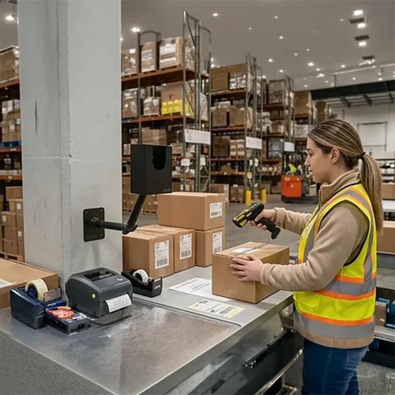 Coloque los escáneres Chainway para estaciones de trabajo industriales compartidas
