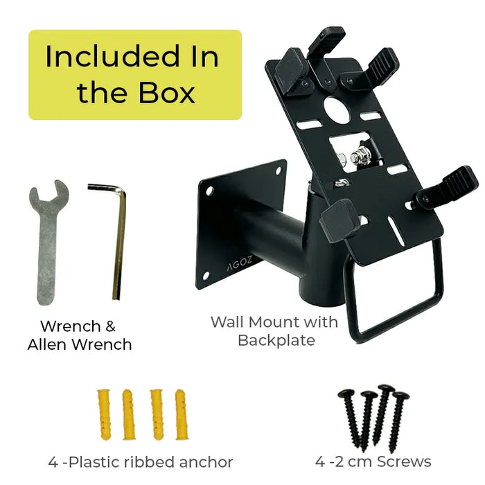 Sturdy POS Wall Mount for Adyen Terminals Metal Adjustable Swivel