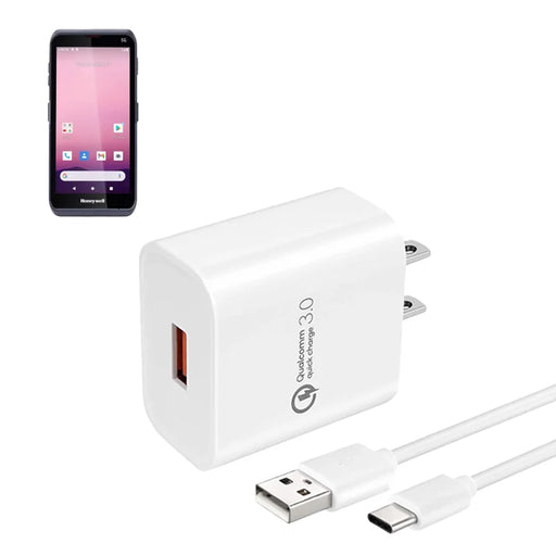 Wall Charger and USB Cable for Honeywell Mobile Computer