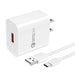 Wall Charger with USB-C Cable for Toast Go 3 Handheld POS