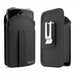 AgozTech black belt clip holster case for Zebra TC53 mobile computer, front and back view