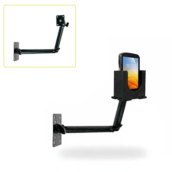 Zebra TC78 Wall Mount Metal Scanner Holder with Adjustable Arm