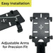 Adjustable clamp system for AgozTech drive-thru handheld mount for Square Mobile POS