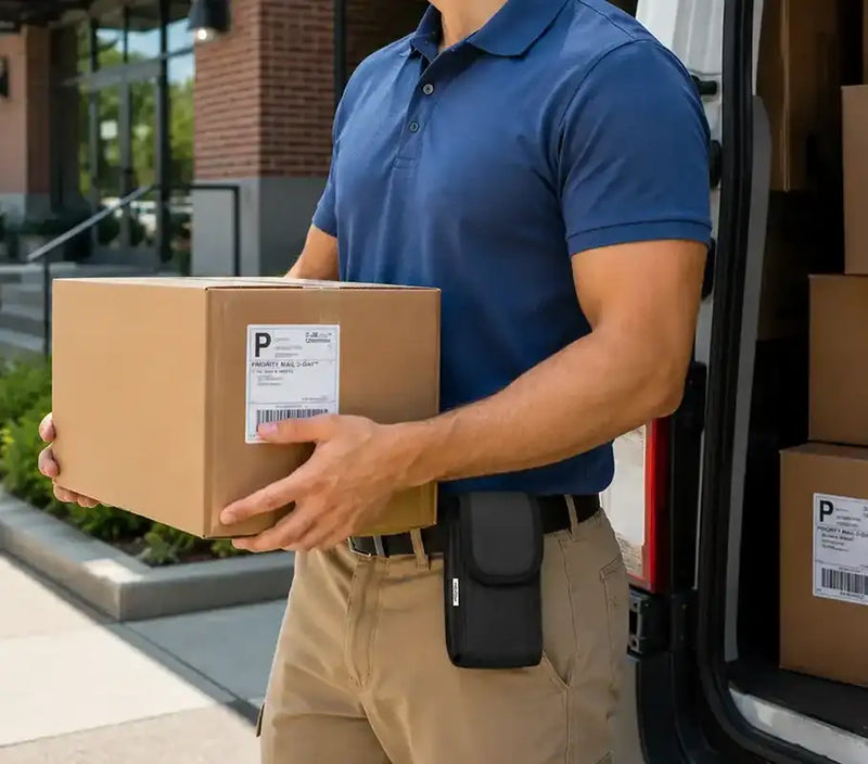 Organiza el transportador del escáner WASP para áreas de trabajo concurridas