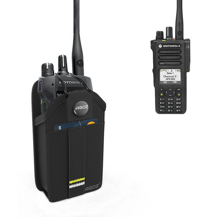 Heavy-Duty Motorola APX 900 Radio Holster with Snap Closure
