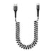 Coiled USB-C Fast Charging Cable for Zebra EM45 RFID