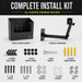 Complete install kit for Citizen mobile printer arm mount with holder, bracket arm, screws, washers, nuts, and hardware