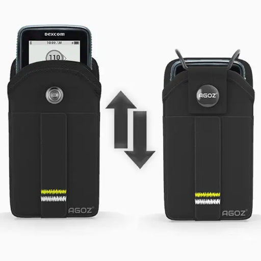Dexcom G6 Receiver Case Holster Pouch with Snap Closure