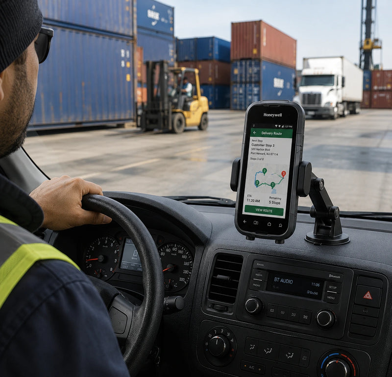 Prepare los ordenadores móviles Honeywell para operaciones de flota de rutas