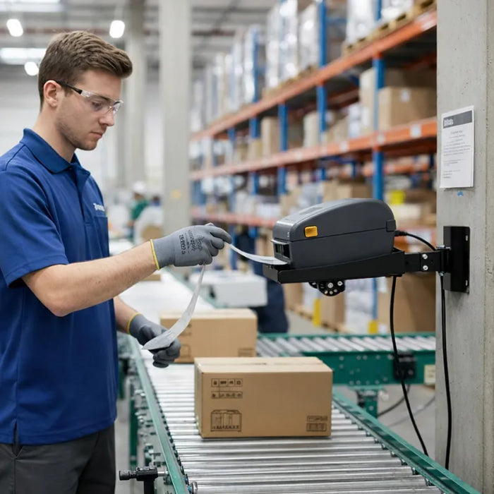 Industrial Printer Wall Mount Shelf for Warehouses