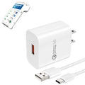 Cargador de pared para terminal POS PAX con cable USB-A a USB-C | Agoz