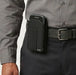 Worker wearing AgozTech holster case with Honeywell CT47 mobile computer on belt