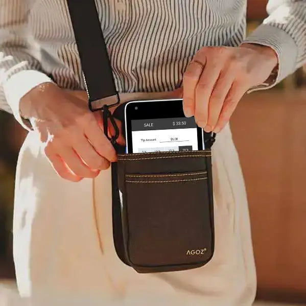 WizarPOS Q3 Compact Mobile POS Holster with Sling / Waist Belt