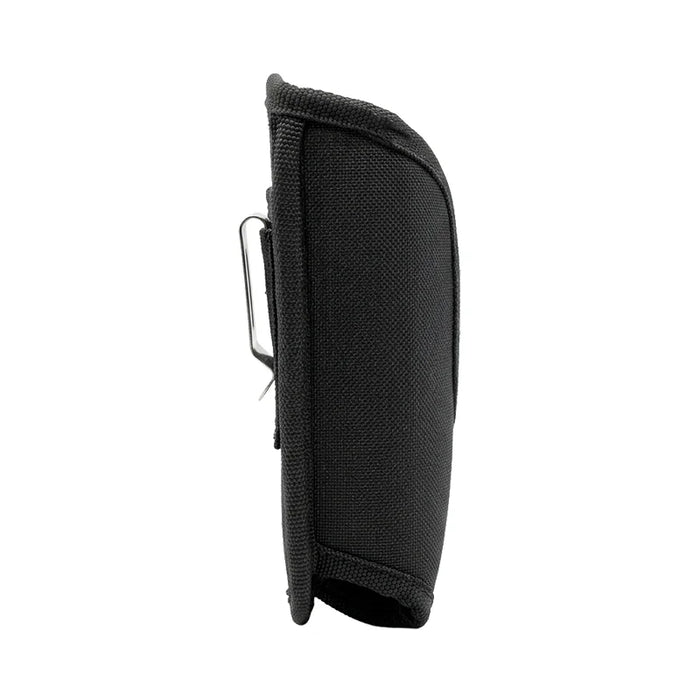 Side profile view of AgozTech holster for Zebra TC58 scanner with trigger handle