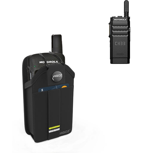 Rugged Motorola DEP 450 Radio Case with Snap Closure