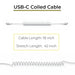 38W Fast Car Charger and USB-C Coiled Cable for Verifone Handheld POS