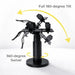 AgozTech POS countertop stand with 360-degree swivel and 180-degree tilt adjustment for Toast Go 2 terminal