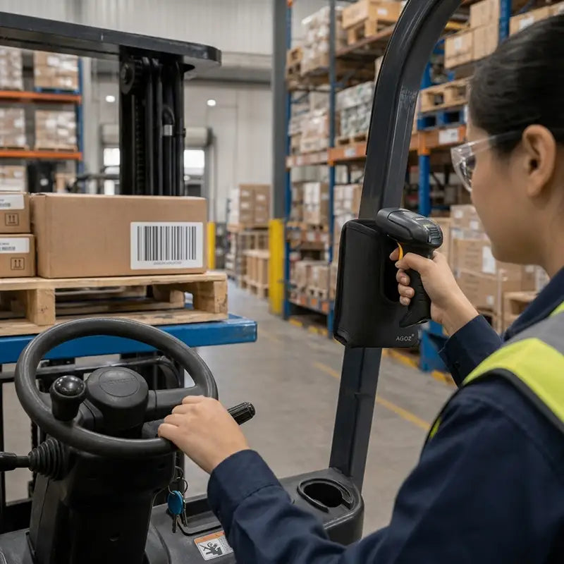 Soporte para escáneres Datalogic Trigger durante el trabajo de escanear y conducir